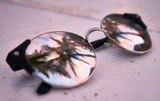 Gafas de sol invidente