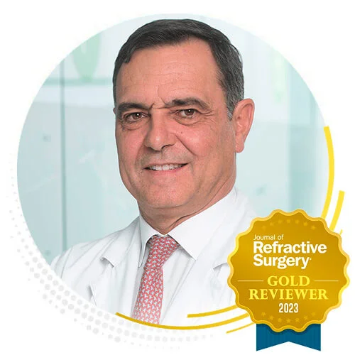 Dr. Miguel Teus - Reconocido internacionalmente como uno de los diez profesionales más influyentes en el campo de la cirugía refractiva
