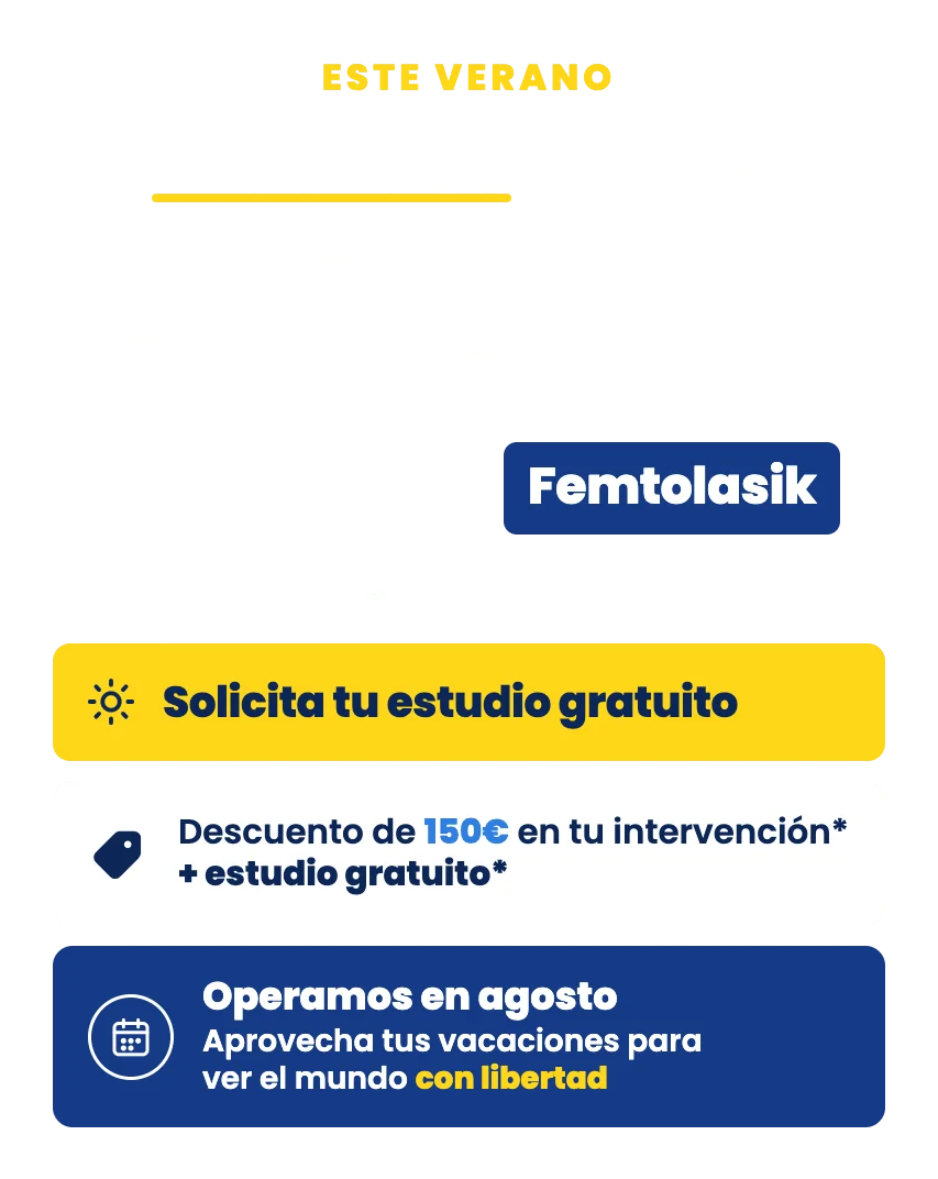Este verano libérate de gafas y lentillas - Promoción descuento de 150€
